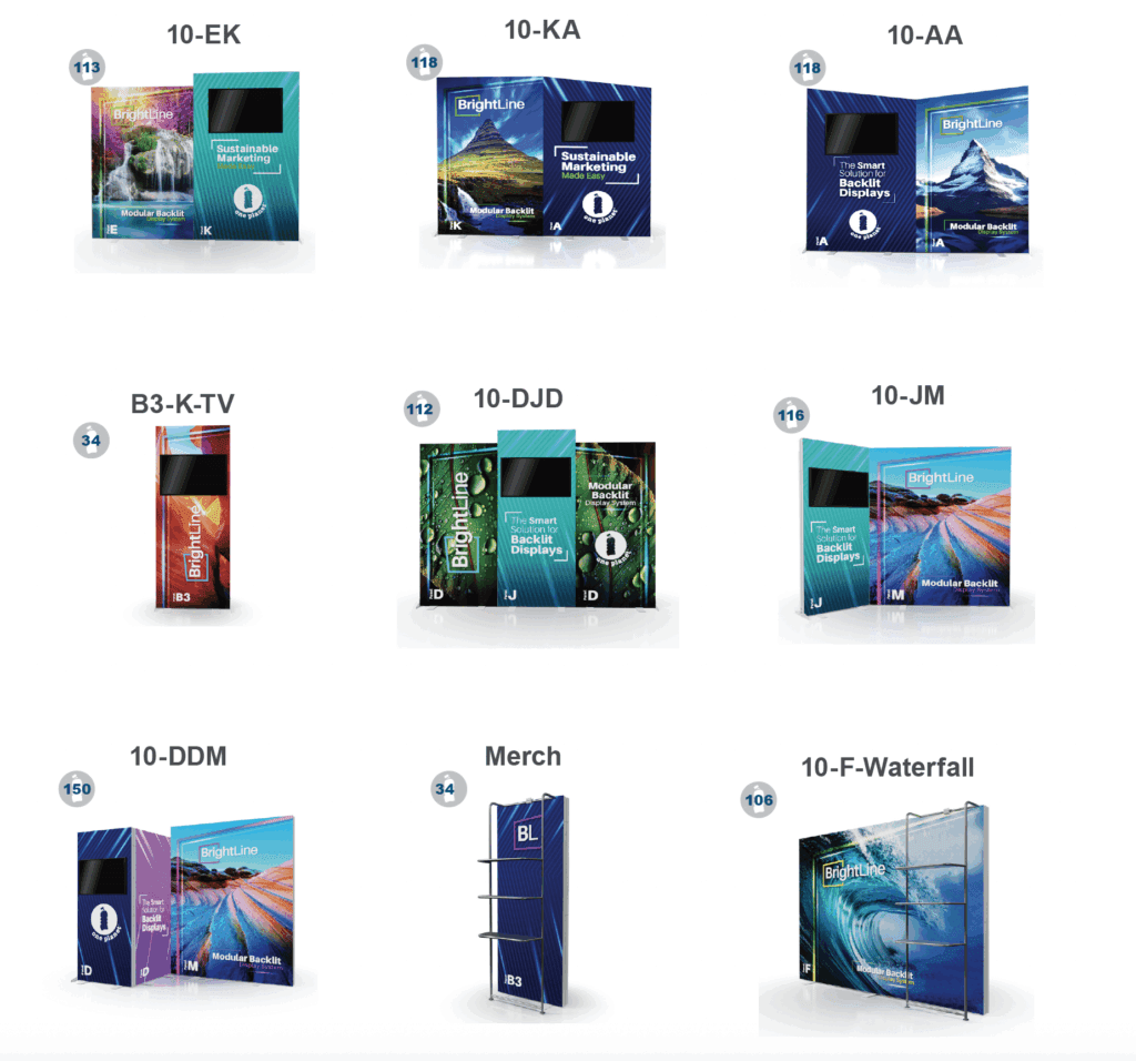 BrightLine Light Box Displays - FrontLine Exhibits