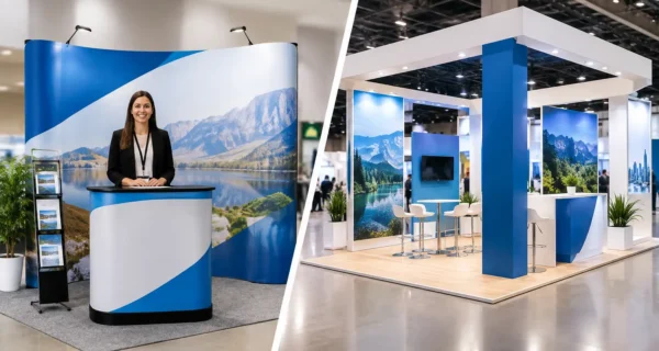 Portable Displays vs Island Booths Compared