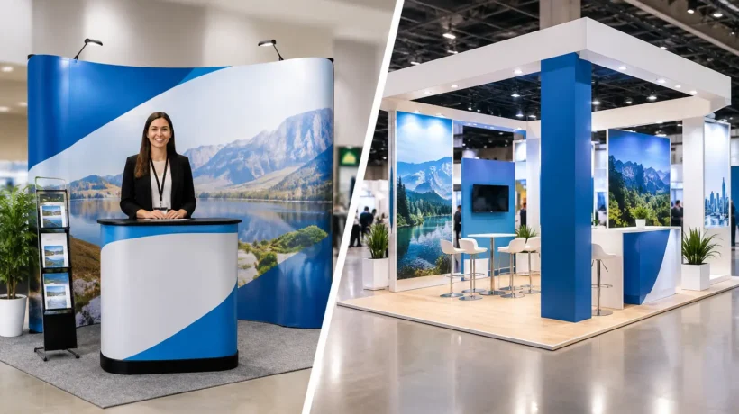Portable Displays vs Island Booths Compared